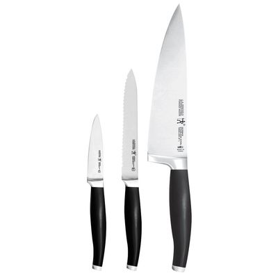 J.A. Henckels International Forged Razor 3 Piece Starter Set, Silver
