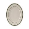 Tuxton China TGB-022 Plate, 8-3/8" Diameter, Round, Wide Rim, Rolled Edge, Microwave and Dishwasher Safe, Oven Proof, Fully Vitrified, Ceramic, Green Bay, Pack of 36 view 1