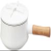 Dansk Kobenstyle White Saucepan, Medium view 1