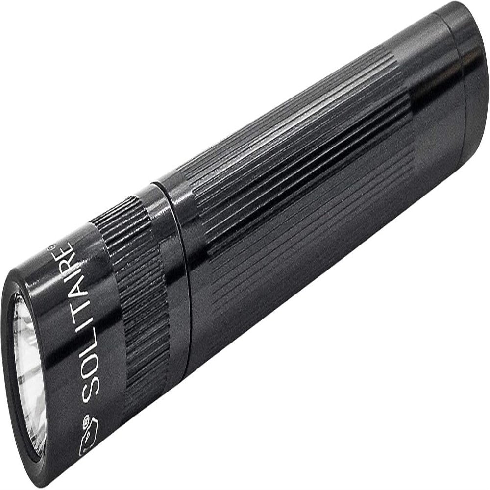 MagLite Solitaire LED 1-Cell AAA Flashlight  Compact, Water-Resistant, Adjustable Beam  Black