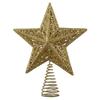 Kurt Adler Leaf Star Treetop, 10-Inch, Gold view 1
