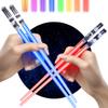 ChopSabers Lightsaber Led Light Up Chopsticks (2 Pair, Red & Blue) view 1