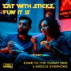 ChopSabers Lightsaber Led Light Up Chopsticks (2 Pair, Red & Blue) view 2