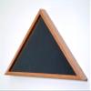 Small 3x5 Flag Display Case - Solid Oak Wood - NOT for Large Burial Size Flag view 2