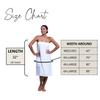 Boca Terry Womens Spa Wrap - 100% Cotton Spa, Shower, Bath and Gym Towel w Snaps, Towel Wrap for Women, White, Medium/Large view 3