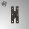 Renovators Supply Manufacturing 3" Oil Rubbed Bronze Modern Cabinet Flush H Hinge with Solid Brass Hardware view 2