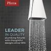 Pfister Hanover Kitchen Faucet with Pull Down Sprayer and Soap Dispenser, 2-Handle, 4-Hole, High Arc, Tuscan Bronze Finish, F5314HNY view 3