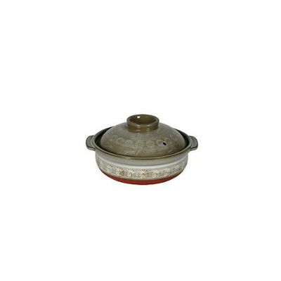 New 7 Inch Mishima Donabe/Casserole Made In Japan - Green Ceramic Casserole