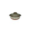 New 7 Inch Mishima Donabe/Casserole Made In Japan - Green Ceramic Casserole view 1