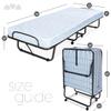 Milliard Lightweight Folding Cot with Mattress 31"x74" (not Intended for Heavy Duty use) view 2