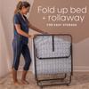Milliard Lightweight Folding Cot with Mattress 31"x74" (not Intended for Heavy Duty use) view 3