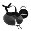 Cabeau Airplane Travel Pillow for Long Flights - Evolution S3 - Supportive Memory Foam with Seat Straps to Secure Your Head and Neck and Provides 360 Support (Steel Grey) view 1