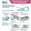 Bed MadeEZ Mattress Lifter & Bed Maker Tool for Changing Bed| Patented & Made in USA | Lifts & Holds The Mattress, Tucks Sheets, Removes Sheets, Bed Skirts and More view 2