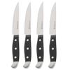 HENCKELS Statement Razor-Sharp Steak Knife Set of 4, German Engineered Informed by 100+ Years of Mastery, Black/Stainless Steel view 1