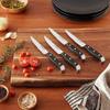 HENCKELS Statement Razor-Sharp Steak Knife Set of 4, German Engineered Informed by 100+ Years of Mastery, Black/Stainless Steel view 2