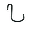 Huji Black S Shaped Heavy Duty Hanging Hooks for Kitchenware Pots Pans Utensils (Set of 6 Hooks) view 4