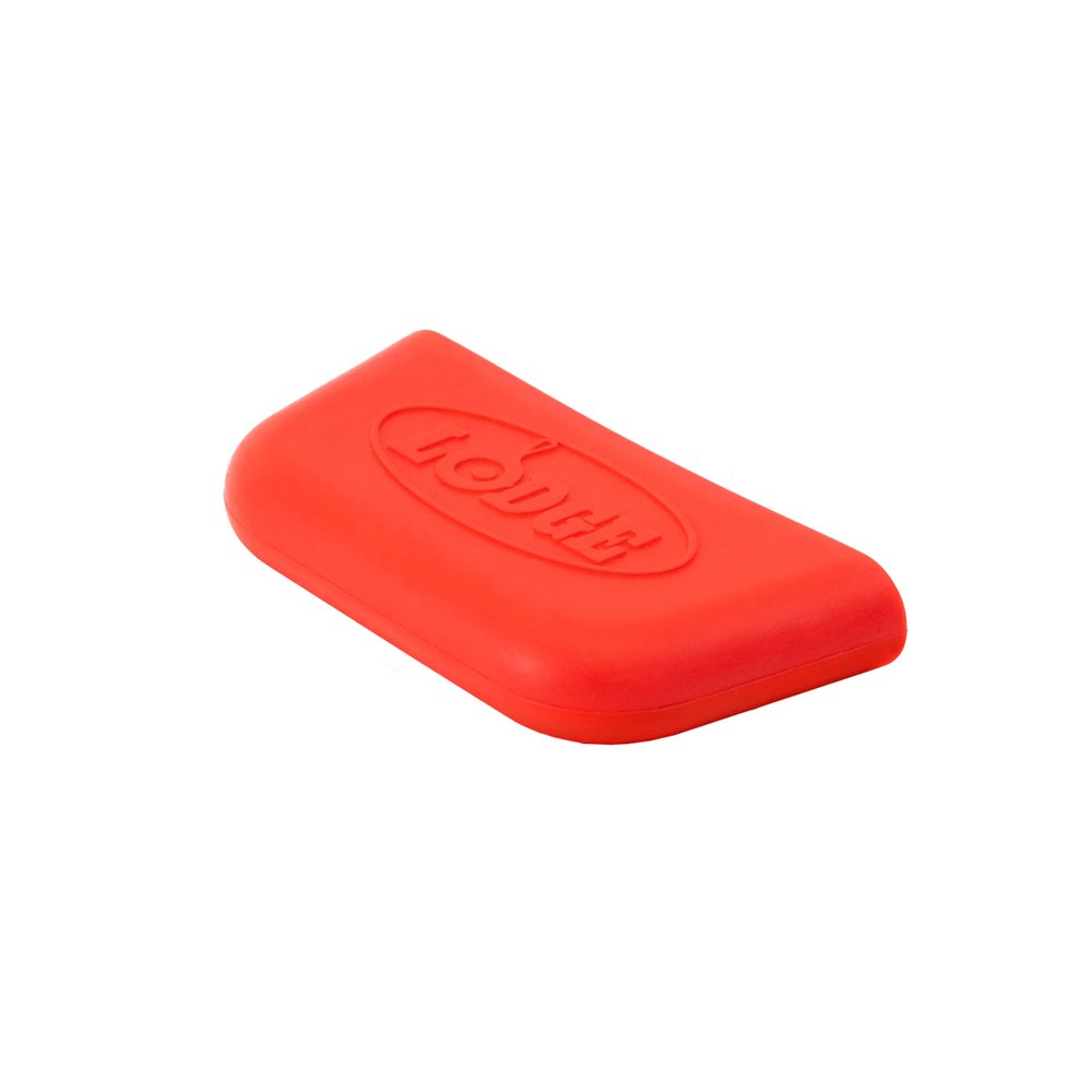 Lodge Bold Silicone Assist Handle Holder - Dishwasher Safe Hot Handle Holder Upgraded Design for Lodge Bold Products Only - Heat Protection Up to 450 - Vibrant Red