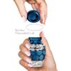 Trupoint Memorials Small Urns for Human Ashes Keepsake, Decorative Mini Cremation Urn for Adult Men and Women, Small Dark Blue with Silver Lining view 4