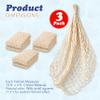 4E's Novelty Fish Net Decorative - Pack of 3 - Natural Cotton Fishnet Decor - Each 14 x 4 feet - for Mermaid Party Decorations, Luau Tropical Nautical Beach Table Cover view 4