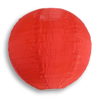 PaperLanternStore.com 18 Inch Red Nylon Lantern, Durable Hanging Decoration