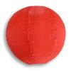 PaperLanternStore.com 18 Inch Red Nylon Lantern, Durable Hanging Decoration view 1
