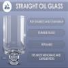Ner Mitzvah Chanukah Menorah Oil Glass Cups - Glass Oil Insert Cups for Menorahs - #13 (9 Pack) view 3