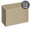 Cotton Clinic Cloth Dinner Napkins - Perfect Everyday Use Table Napkins - Soft Durable Washable - Ideal for Party Wedding Christmas Easter - Set of 12-20x20 inches Ivory Beige Napkins view 2