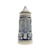 1.1 Liter | OktoberfestHaus Tankard Beer Stein Cobalt Blue Collectible Bier Krug With Lid German Adler (Eagle) Midieval Coat Of Arms Jarras de Cerveza and Jarra Stein view 1
