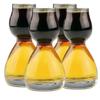 QUAFFER Double Bubble Layered Shot Glass  Chaser Shot Glass Jigger for Smooth Shots  Fun Unique Split Shot Glasses Barware (1.25oz Top & 2.25oz Bottom, Set of 4) view 1