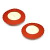 Norpro Silicone Mini Pie Pan Shields, Set of 4, 6 inch, Red view 4
