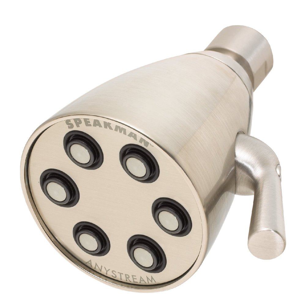Speakman S-2252-BN-E2 Brushed Brass Adjustable 3-Setting Shower Head