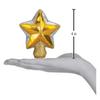 Old World Christmas Small Star Tree Glass Topper for Christmas Tree, Handcrafted Holiday Decoration view 3
