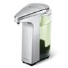 simplehuman 8 oz. Touch-Free Sensor Liquid Soap Pump Dispenser with Soap Sample, Brushed Nickel view 1