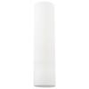 16-Inch Tall Cylinder White Glass Shade with 1-5/8 Fitter view 1