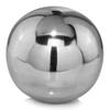 Modern Day Accents 3295 Bola Polished Sphere, Silver Aluminum, Filler, Decorative Orbs, Tabletop Modern Wall Decor, Decorative Balls for Centerpiece Bowls, Home Office, Home Decor, 5-inch Ball view 1