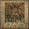 Tree of Life Umber by William Morris | Arts and Crafts Style Woven Tapestry Wall Art Hanging | Ornate Spiritual Tree Pattern | 100% Cotton USA Size 40x30 view 1