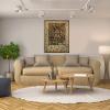 Tree of Life Umber by William Morris | Arts and Crafts Style Woven Tapestry Wall Art Hanging | Ornate Spiritual Tree Pattern | 100% Cotton USA Size 40x30 view 2