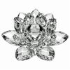 Amlong Crystal 4 inch Clear Crystal Lotus Flower with Gift Box view 1