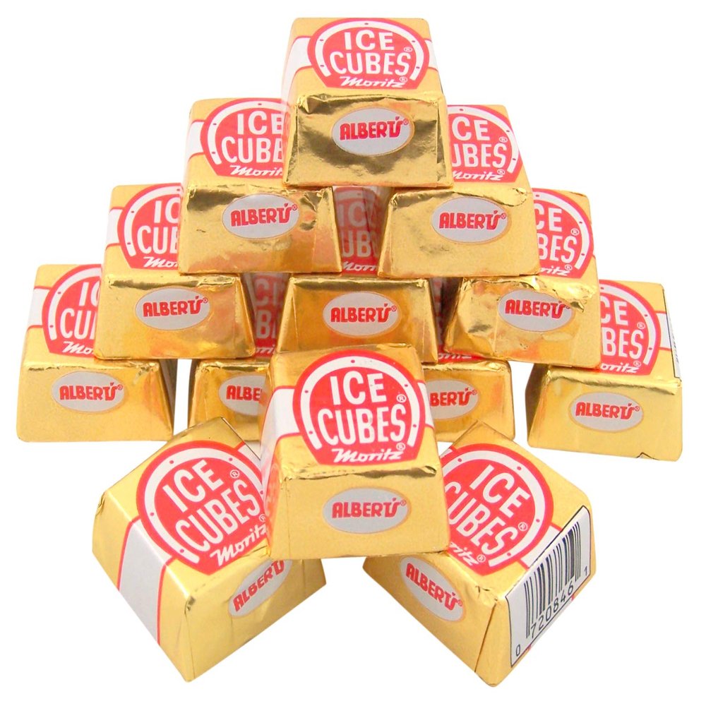 Albert's Chocolate Ice Cubes 100 Count Tray