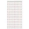 Asian Home Beautiful Acrylic Beaded Curtain - Red Heart view 1