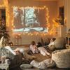 ER CHEN Copper Wire Led String Lights, Plug in 165ft 50M 500 Led Fairy Lights with RF Remote 8 Modes Timer Dimmable for Indoor Outdoor Christmas Bedroom Wedding (Warm White) view 4