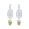 Fastrack Twin Bubble Airlock and Carboy Bung (2-Pack) | Fermentation Airlocks for Homebrewing Beer, Wine, Mead, and Kombucha view 1