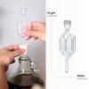 Fastrack Twin Bubble Airlock and Carboy Bung (2-Pack) | Fermentation Airlocks for Homebrewing Beer, Wine, Mead, and Kombucha view 3
