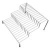 Home Basics 3-Tier Steel Spice Organizer (White) Spice Rack Countertop Organizer | Space-Saving Rack For Spices | Open Design, Vinyl Coated view 1