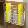 Home Basics Organizer Rust Resistant, Perfect for Food Storage, Silver Foil, Wax Paper, Sandwich Bags, Plastic Wrap-Mounts,White view 2