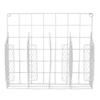 Home Basics Organizer Rust Resistant, Perfect for Food Storage, Silver Foil, Wax Paper, Sandwich Bags, Plastic Wrap-Mounts,White view 3