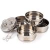 4 Tier Indian-Tiffin Stainless Steel Small to Medium Tiffin Lunch Box view 3