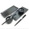 Sushi Set Made In Japan - MySushiSet Black Crystal Ceramic Sushi Plate Set for Two view 1
