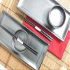 Sushi Set Made In Japan - MySushiSet Black Crystal Ceramic Sushi Plate Set for Two view 2