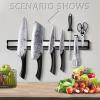 MEKBOK Kitchens Aluminum Magnetic Knife Bar - Rust Free (16 INCH) view 3
